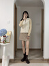 卓詩(shī)尼厚底短靴女2025秋冬新款小個(gè)子增高英倫風(fēng)馬丁靴瘦瘦靴單靴女靴子 黑色-單里 37 曬單實(shí)拍圖