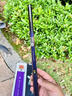 北禾蟬超短超輕便攜迷你溪流竿35.5cm高碳輕量手竿魚(yú)竿全套 3.6m 【暮霞紫】 曬單實(shí)拍圖