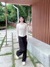 班尼路（Baleno）S&K系列打底衫女裝長(cháng)袖t恤上衣服秋冬新款保暖寬松內外搭抗菌秋衣 卡其#純色 【防風(fēng)保暖】 M 曬單實(shí)拍圖