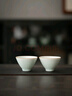 蘇氏陶瓷（SUSHI CERAMICS）卵青功夫茶杯開(kāi)片冰裂品茗杯兩個(gè)裝簡(jiǎn)裝款 曬單實(shí)拍圖