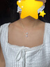 AGATHA【官方正品】人魚(yú)之淚項(xiàng)鏈女士 生日禮物送女友閨蜜高級(jí)感鎖骨鏈 吊墜款（42CM-大號(hào)2.96克拉） 曬單實(shí)拍圖
