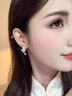 伊燦微鑲水鉆仿珍珠耳釘女2025年新款爆款耳環(huán)小眾設(shè)計(jì)高級(jí)感氣質(zhì)耳飾 微鑲水鉆珍珠耳釘女 曬單實(shí)拍圖