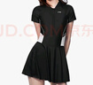 李寧（LI-NING）泳衣女連體裙式游泳衣遮肚顯瘦抗氯速干泳裝LNYT057-1 黑色 XL  曬單實(shí)拍圖