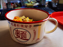 樹可琺瑯麵字泡面碗帶蓋搪瓷碗復(fù)古創(chuàng)意一人食餐具打飯碗單個(gè)大號(hào) 曬單實(shí)拍圖