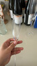 格娜斯高檔水晶玻璃香檳杯一對起泡酒雞尾酒葡萄酒高腳杯套裝130ml兩只 曬單實(shí)拍圖