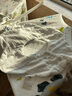 babycare嬰兒口水巾透氣薄款純棉新生兒圍嘴寶寶紗布圍嘴鯨魚樂車3條裝 曬單實拍圖