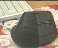 羅技（Logitech）Lift人體工學(xué)鼠標 垂直鼠標 小手鼠標 無(wú)線(xiàn)藍牙鼠標 3臺設備秒切換 帶Logi Bolt接收器 黑色 曬單實(shí)拍圖