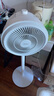 美的（Midea）【暴風循環(huán)】空氣循環(huán)扇大風量搖頭電風扇家用臺式落地扇輕音臥室節(jié)能小風扇柔風輕羽扇 FGA24TQ 曬單實拍圖