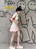貞喜氣運(yùn)動(dòng)套裝女夏季網(wǎng)球訓(xùn)練跑步健身服冰絲速干緊身顯瘦薄款短袖裙裝 短袖裙褲兩件套【M碼】 曬單實(shí)拍圖