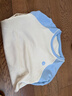 Q21【中暖】小暖皮兒童保暖內衣套裝男女童秋衣秋褲校服神器 米藍-拼色款 130 曬單實(shí)拍圖