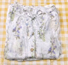 婧麒（JOYNCLEON）月子服春秋竹棉孕婦睡衣產(chǎn)后哺乳待產(chǎn)胸墊家居服藍XL Jyz157092 曬單實(shí)拍圖