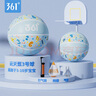 361°幼兒籃球2號(hào)幼兒園兒童訓(xùn)練室內(nèi)外耐磨3號(hào)小朋友兒童玩具籃球皮球 云天藍(lán)丨3號(hào)球（適合2-8歲） 2號(hào)直徑約15cm丨3號(hào)直徑約18cm 曬單實(shí)拍圖
