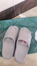 奧康（Aokang）浴室拖鞋男士夏季防滑防臭衛生間洗澡用中老年室內軟底涼拖鞋女 灰色 42-43 【適合41-42】 曬單實(shí)拍圖