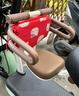 買夢人電動車兒童座椅可折疊前置電瓶車寶寶安全坐椅小凳子車前小坐雅迪一歲3-6歲2歲小空間可遛娃接小孩 前置 螺絲固定 8個月-3歲 奶白咖-【圍欄款】 座椅可前后安裝+前后調(diào)節(jié)+一鍵折疊 曬單實拍圖