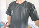 啄木鳥(niǎo)【2件裝】短袖T恤男夏季冰絲涼感潮流半袖青年寬松休閑五分上衣 小沙灘黑色+小月亮黑色 (2件裝） XL (建議體重125-140斤左右） 曬單實(shí)拍圖