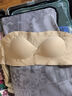 FitonTon無(wú)肩帶抹胸防滑文胸粉底液隱形收副乳聚攏內(nèi)衣女漫畫胸夏季胸罩 曬單實(shí)拍圖
