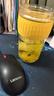 樂扣樂扣（LOCK&LOCK）咖啡杯耐熱玻璃水杯子男女學(xué)生便攜式雙飲吸管杯隨手杯500ML黃色 曬單實(shí)拍圖