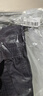 花花公子（PLAYBOY）休閑褲男2025年秋冬季褲子男士商務(wù)寬松直筒潮流長(cháng)褲 深灰 L 曬單實(shí)拍圖