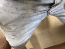 GXG男士內(nèi)褲純色莫代爾無痕抑菌平角內(nèi)褲25年 黑色/藍色/淺藍3條 XL 曬單實拍圖