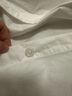 無(wú)印良品（MUJI）女式粗棉線(xiàn)水洗牛津襯衫夾克女外套春季款純色新中式BCB90C5S 白色 L （165/88A） 曬單實(shí)拍圖