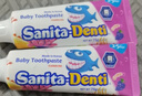 莎卡（sanita-denti）兒童牙膏 嬰幼兒牙膏2-5歲 兒童防齲齒抑菌無(wú)氟防蛀去異味 葡萄味 曬單實(shí)拍圖