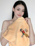 暖優(yōu)毛巾純棉洗臉家用情侶一對(duì)全棉創(chuàng)意吸水卡通可愛(ài)洗澡男女成人手巾 青春毛巾：(黃+紫+米+藍(lán))共 4條 曬單實(shí)拍圖