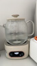 美的（Midea）花漾0膠水全玻璃全自動養(yǎng)生壺 多功能煮茶壺 母嬰燒水壺恒溫電熱水壺煮茶器花茶壺1.2L YS12B102 曬單實拍圖