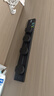 美的（Midea）移動軌道插座家用廚房餐邊柜滑動電力軌道排插免打孔軌道插座明裝【黑】60cm軌道贈4個五孔 曬單實拍圖