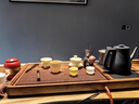 典躍南美胡桃木茶盤(pán)泡茶具全自動(dòng)一體套裝家用辦公整塊實(shí)木排水式茶托 春分75_43_4.5cm+越一A21 曬單實(shí)拍圖