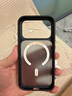 藍(lán)猩先生適用蘋果17Pro手機殼 iPhone17pro保護(hù)殼AI按鍵橙標(biāo)膚感磁吸防滑親膚防摔手機保護(hù)套 黑 曬單實拍圖