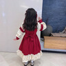 G.DUCKKIDS女童洛麗塔公主裙秋冬裝女寶寶童裙兒童洋氣lolita連衣裙生日禮服 紅色長袖洛麗塔 /無頭飾 140 高125-135 重47-56 曬單實(shí)拍圖