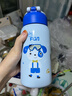 富光FGA兒童保溫杯316不銹鋼三蓋小學(xué)生幼兒園帶便攜杯套大容量吸管杯 酷酷狗 580ml 曬單實(shí)拍圖