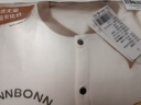 呈堡秋冬新品嬰兒衣服寶寶夾棉外套小童薄棉上衣新生兒保暖長(cháng)袖棒球服 小步畫(huà)作 （灰綠，40克） 90 cm 曬單實(shí)拍圖