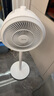 美的（Midea）【暴風(fēng)循環(huán)】空氣循環(huán)扇大風(fēng)量搖頭電風(fēng)扇家用臺式落地扇輕音臥室節(jié)能小風(fēng)扇柔風(fēng)輕羽扇 FGA24TQ 曬單實(shí)拍圖