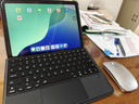 WIWUipad鍵盤(pán)適用于蘋(píng)果pro2022保護套air4/5妙控藍牙鍵盤(pán)平板殼磁吸帶筆槽 套餐：【ipad鍵盤(pán)+銀色鼠標+鋼化膜】 ipad Air6(11寸) 曬單實(shí)拍圖