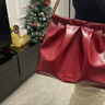 CHARLES&KEITH子母鏈條大容量流浪包托特包單肩斜挎包女包生日禮物CK2-40671449 Burgundy葡萄酒紅色 L 曬單實(shí)拍圖