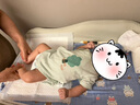 童泰（TONGTAI）嬰兒短袖包屁衣夏季純棉寶寶連體衣新生兒三角哈衣爬服綠色59cm 曬單實(shí)拍圖