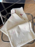 俞兆林牛仔褲女2025秋季新款少女感小熊刺繡蝴蝶結(jié)印花直筒早秋 白色+腰帶  XS 【70-80斤】 曬單實(shí)拍圖