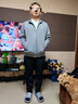 安踏（ANTA）易打理運動(dòng)套裝 丨男女秋季跑步晨練健身服衛衣訓練外套長(cháng)褲子 【易打理運動(dòng)套裝】蒙塵灰7204-4 L/男175 曬單實(shí)拍圖