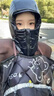 趣木也冬季保暖防風(fēng)雷鋒帽女騎電動(dòng)車(chē)護臉護耳圍脖一體羽絨帽子戶(hù)外防寒 拉鏈保暖【橘色】三層夾棉可帶頭盔 曬單實(shí)拍圖