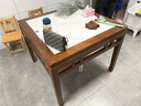 圣多堡八仙桌全實(shí)木正方形中式老式桌子家用餐桌飯店餐館小方桌吃飯桌子 98cm方桌+4翹凳 曬單實(shí)拍圖