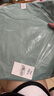 運動(dòng)速干健身衣男士短袖t恤男夏季跑步網(wǎng)眼透氣半袖體恤衣服男裝 網(wǎng)眼T【豆綠色】 3XL 曬單實(shí)拍圖
