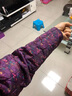 麥婭洛 老奶奶輕便短款羽絨服老年人冬裝女?huà)寢屆抟聝饶懩棠糖锒p薄小 4玫紅碎花 3XL(建議110-125斤) 曬單實(shí)拍圖
