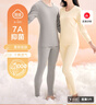 浪莎保暖內衣女士套裝德絨秋冬新品加絨加厚山羊絨抑菌防螨秋衣秋褲 曬單實(shí)拍圖