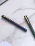 派克（PARKER）鋼筆 簽字筆 教師節禮物 辦公送禮生日禮物AI定制賀卡 威雅XL逐浪藍金夾墨水筆 曬單實(shí)拍圖