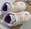 泰蘭尼斯211嬰兒學(xué)步鞋冬季女寶寶機能鞋加絨保暖兒童棉鞋 白/粉/紫23碼 曬單實(shí)拍圖