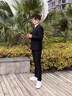 金利來(lái)【自由西一代】秋冬男西服可機洗羊毛易打理正裝西裝 黑色 M 曬單實(shí)拍圖