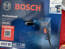 博世（BOSCH）GBM 400 KLE 手電鉆400瓦電動(dòng)螺絲刀手槍鉆 自鎖夾頭15件附件套裝 曬單實(shí)拍圖