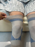 TEEIS德國護膝保暖老寒腿男女士專用夏天蓋疼滑膜炎關(guān)節(jié)痛中老年人運動 蠶絲透氣防滑護膝 均碼丨80-180斤通用 丨兩只裝 曬單實拍圖