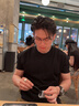 蔡司（ZEISS）翻蓋磁吸眼鏡男款超輕純鈦近視套鏡三合一駕駛墨鏡偏光夾片可上翻 無(wú)度數(shù)【防藍(lán)光鏡片】 [可單手翻]6988黑銀框+2磁吸鏡片 曬單實(shí)拍圖